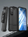 Encased Rebel Case Samsung Galaxy S22 with Belt Clip Holster - Black