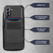 Encased Falcon Shield Case Samsung Galaxy S22+ Plus with Pouch - Black