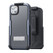 Encased Exos Armor Case iPhone 14/13 with Belt Clip Holster - Blue