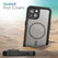 Encased Waterproof Case iPhone 15 Plus with Belt Clip Holster - Clear