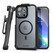 Encased MAG-AIR Case iPhone 15 Pro with Belt Clip Holster - Clear