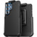 Encased Challenger Case Samsung Galaxy S25 Ultra with Belt Clip Holster - Black
