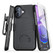Encased DuraClip Case iPhone 17 with Belt Clip Holster and Screen Protector - Black