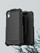 Encased Falcon Case and Tempered Glass Screen Guard iPhone XR with Belt Clip Holster - Black
