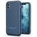 Encased Rebel Case iPhone Xs Max with Belt Clip Holster - Blue