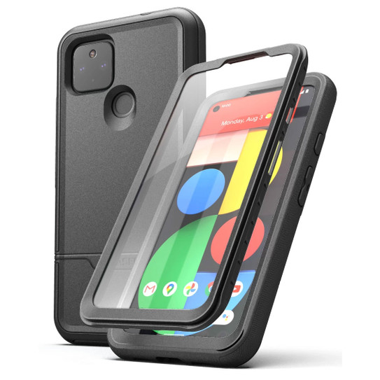 Encased Rebel Case Google Pixel 5 5G - Black