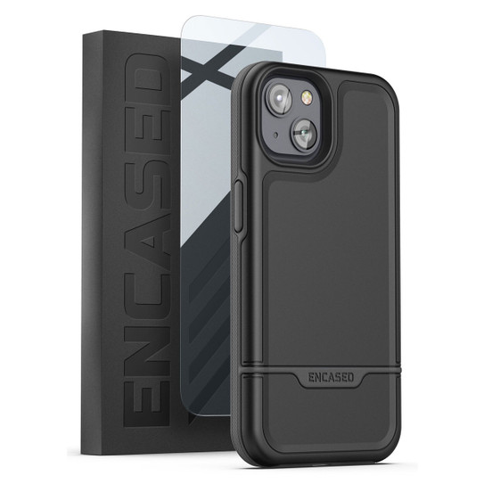Encased Rebel Case with Screen Protector iPhone 14 Plus - Black Encased Rebel Case with Screen Protector iPhone 14 Plus - Black