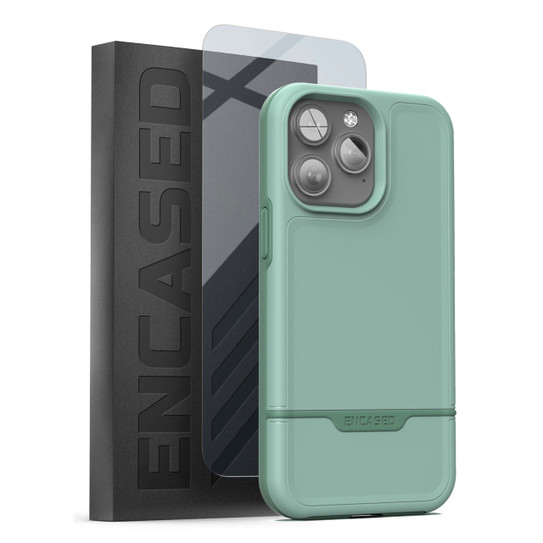 Encased Rebel Case with Screen Protector iPhone 14 Pro - Mint