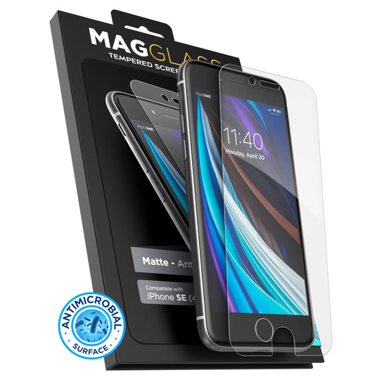 Encased Antimicrobial MagGlass Matte iPhone SE 2022/2020