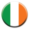 Made In USA Irish Flag Circle Button (2.25" x 2.25")