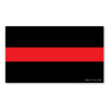 Made In USA Thin Red Line Sticker (2.88" x 5")
