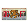 Made In USA Bigfoot License Plate Sticker (3" x 6")