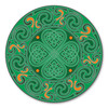 Made In USA Shamrock Celtic St. Patrick's Day Decal (4.9" x 4.9")