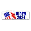 Made In USA Biden 2024 Bumper Strip Sticker (2.88" x 10.88")