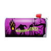 Made In USA Halloween Zombie Purple Mailbox Cover Magnet (21" x 18.38")