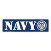 Made In USA Navy Bumper Strip Magnet (2.88" x 10.88")