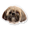 Made In USA Lhasa Apso Dog Magnet (3.75" x 4.88")