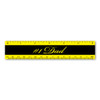 Made In USA #1 Dad Ruler Magnet (1.25" x 6.25")