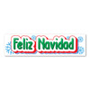 Made In USA Feliz Navidad Bumper Strip Magnet (2.88" x 10.85")