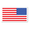 Made In USA Reversed American Flag Rectangle Magnet (4" x 7")