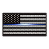Made In USA Large Thin Blue Line (Laser) Flag Magnet (7.2" x 3.88")
