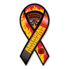 Made In USA American Firefighter 2-in-1 Ribbon Magnet (8" x 3.88")