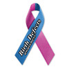 Made In USA Birth Defects Awareness Ribbon Magnet (6.88" x 4.5")