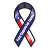 Made In USA Texas Supports Our Troops Ribbon Magnet (3.88" x 8")