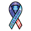 Made In USA Aim High US Air Force 2-in-1 Ribbon Magnet (8" x 3.88")