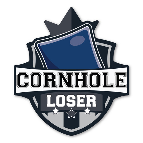 Made In USA Cornhole Loser Magnet (4.88" x 5.45")