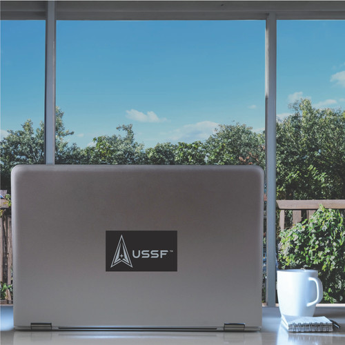 Made In USA USSF Black Sticker (5" x 5")