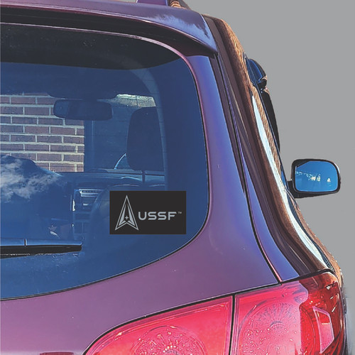 Made In USA USSF Black Sticker (5" x 5")