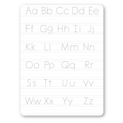 Made In USA Dry Erase - Alphanumeric Practice Board With Marker Magnet (9" x 12")