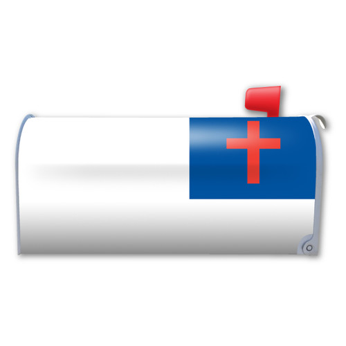 Made In USA Christian Flag Mailbox Cover Magnet (21" x 18.38")