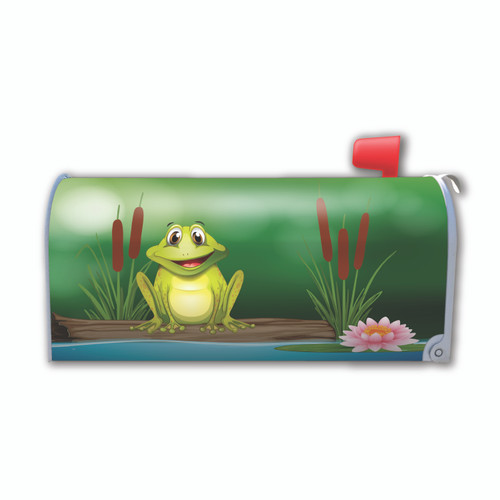 Made In USA Happy Frog Mailbox Cover Magnet (21" x 18.38")