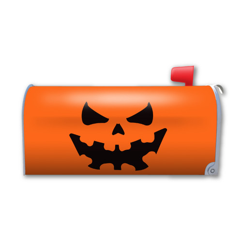 Made In USA Jack O'Lantern Mailbox Cover Magnet (21" x 18.38")