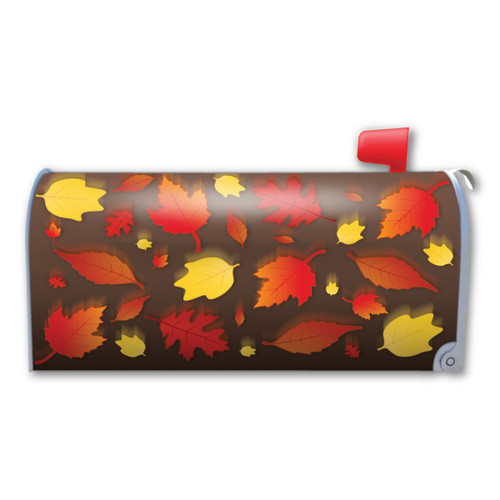 Made In USA Falling Leaves Mailbox Cover Magnet (21" x 18.38")