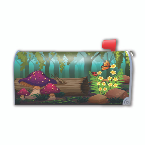 Made In USA Mushroom Mailbox Cover Magnet (21" x 18.38")