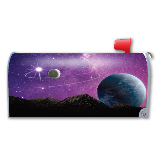 Made In USA Planets In Space Mailbox Cover Magnet (21" x 18.38")