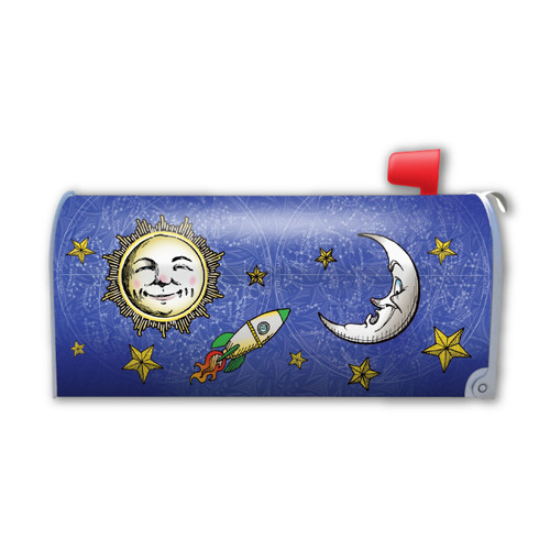 Made In USA Sun And Moon Mailbox Cover Magnet (21" x 18.38")