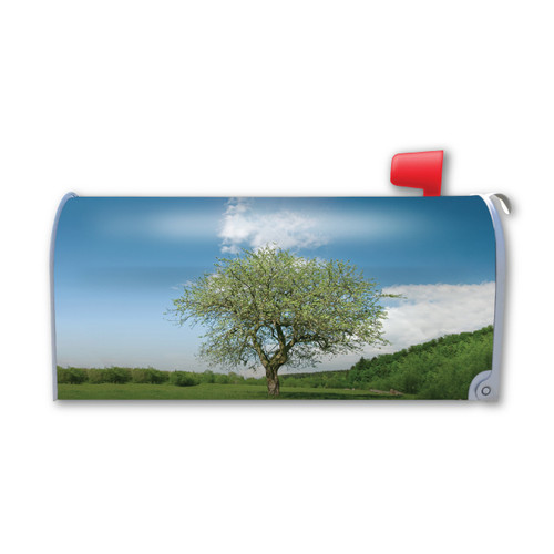 Made In USA Seasons Tree Spring Mailbox Cover Magnet (21" x 18.38")