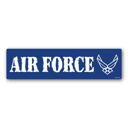 Made In USA Air Force Bumper Strip Magnet (2.88" x 10.88")