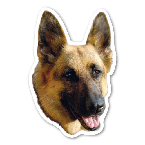Made In USA German Shepherd Dog Magnet (5" x 3.88")