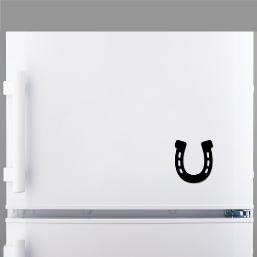 Made In USA Horseshoe - Black Magnet (4.31" x 4.88")