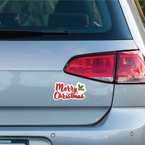 Made In USA Merry Christmas Magnet (3.15" x 5.75")