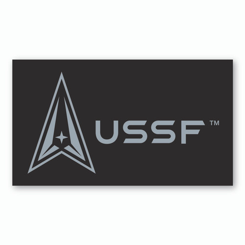 Made In USA USSF Black Magnet (5" x 3")