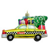 Glass NYC Taxi Christmas Ornament