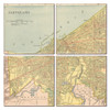 Cleveland Map Coaster Set of 4