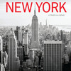 2024 New York Mini Calendar, Black and White Wall Calendar