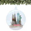 New York City Christmas Ornament, Landmarks Memory Globe